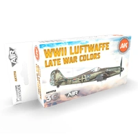Ak Interactive - 3 Gen Acrylics - WW2 Luftwaffe Late War Colors Set