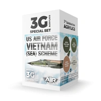 Ak Interactive - 3 Gen Acrylics - Us Air Force South East Asia (Sea) Scheme Set