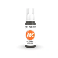 AK Interactive - 3 Gen Acrylics - Rubber Black 17ml