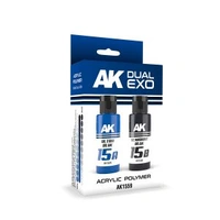 AK Interactive - Ultra Blue & Almirant Blue Dual Exo Set