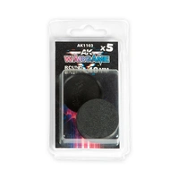 Ak Interactive - Wargame Accesories  - Plastic Wargame Bases. Round Base 40mm