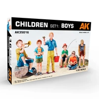 AK Interactive - Scale Models  - Children Set 1: Boys 1/35