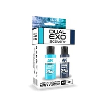 AK Interactive - Light Cianite & Dark Cianite Dual Exo Set