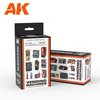AK Interactive - Resins - Wargame Resin Scenery  - Vending Machine Set Wargame (Resin 30-35mm)