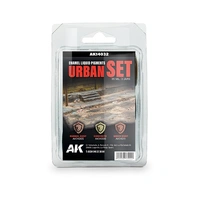Ak Interactive - Pigments  - Urban Set - Liquid Pigment  (3 Ref)