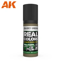AK Interactive - Real Colours -Graugrün-Grey Green Ral 7008 17 ml