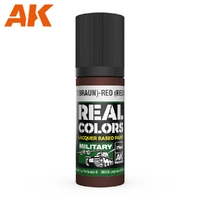 AK Interactive - Real Colours -Rot (Rotbraun)-Red Brown Ral 8012 17 ml