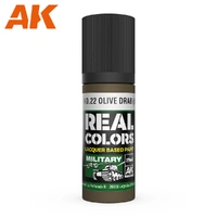 AK Interactive - Real Colours -No.9/No.22 Olive Drab (Wwii) 17 ml