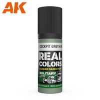AK Interactive - Real Colours -Raf Cockpit Grey-Green 17 ml