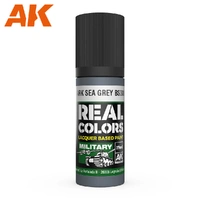 AK Interactive - Real Colours -Raf Dark Sea Grey Bs381C/638 17 ml