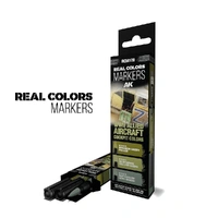 AK Interactive - RC Markers - Wwii Allied Aircraft Cockpit Colors - Set 3 Real Colors Markers