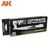AK Interactive - Real Colours -Wwii Luftwaffe Mid-War Colors Set