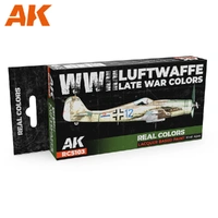 AK Interactive - Real Colours -Wwii Luftwaffe Late War Colors Set