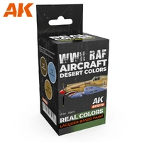 AK Interactive - Real Colours -Wwii Raf Aircraft Desert Colors Set