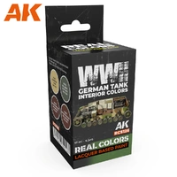 AK Interactive - Real Colours -Wwii German Tank Interior Colors Set