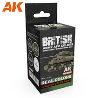 AK Interactive - Real Colours -British Army Afv Colors Set