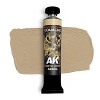 AK Interactive - Gouache Paints - Earth (Dry) - Ak Gouache 20 Ml.
