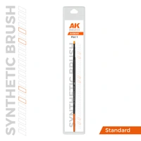 AK Interactive - Brushes - Synthetic Brush - Flat 1