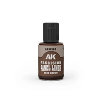 AK Interactive - Precision Paneliner- Dark Brown 30ml