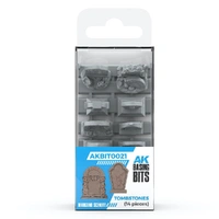 U2 AK Interactive - Basing Bits - Tumbstones - 14 Pieces