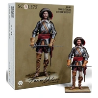 Scale 75 - Figures - Ferrer Dalmau  -Spanish Tercios; Veteran Sergeant 75mm
