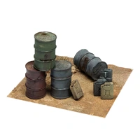 Scale 75 - Figures - Warfront - German Supplies - Fuel Drums And Jerrycans 35mm