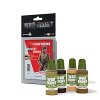 Scale 75 - Figures - Warfront - Pack Frontovik + Soviet Army Paint Set  50mm