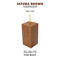 Scale 75 - Bases - Jatoba Brown Varnish-35X35X70 Bust