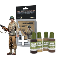 Scale 75 - Figures - Warfront - Pack Us Corporal + Us Army 1942-1944 Paint Set  50mm
