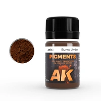 AK Interactive - Pigments  - Burnt Umber 35ml