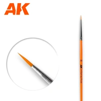 Ak Interactive - Brushes  - Round Brush 3/0 Synthetic