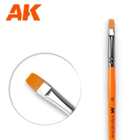Ak Interactive - Brushes  - Flat Brush 6 Synthetic