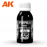 AK Interactive - Metallics - Black Primer And Microfiller 100 ml