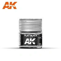 Ak Interactive - Real Colors  - Flat Black 10ml