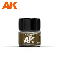 Ak Interactive - Real Colors  - Olive Drab Faded 10ml