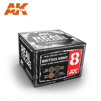 Ak Interactive - Real Colors  - British Army Early 6 & Mid WW2 Vehicles Set