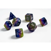 Sirius Dice - Pink; Green; Blue Dice Set 7