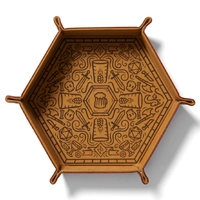 Heroes of Barcadia Dice Tray of Heroes