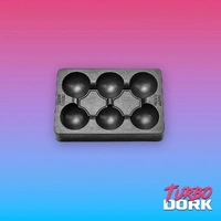 Turbo Dork - Small Black Non-Stick Silicone Dry Palette