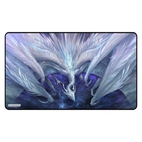 GamerMats: White Crystal Dragon - Playmat
