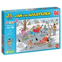 Puzzle - Jumbo Jan van Haasteren - Kids; Ice Skating 240Pc