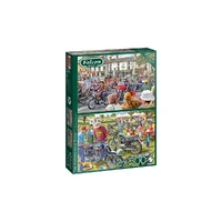 Puzzle - Jumbo - The Motorcycle Show 2 X 500Pc