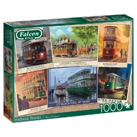 Puzzle - Jumbo - Vintage Trams 1000Pc