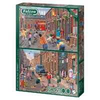 Puzzle - Jumbo - Playing In The Street 2X500Pc