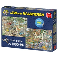Puzzle - Jumbo Jan van Haasteren - Safari/Storm 2 X 1000Pc