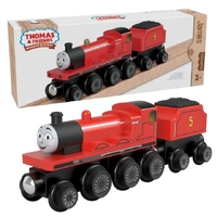 Thomas and Friends - Wooden Railway - James Engine & Car (Large)