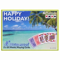 Happy Holiday 100% Plastic Pkr