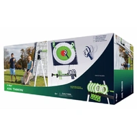 Go Play! Premium Axe Throw  Metal frame w/ 8 x Safety Axes
