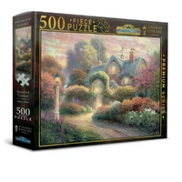 Harlington Thomas Kinkade Puzzles - Rosebud Cottage 500pc