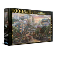Harlington Thomas Kinkade Puzzles - San Francisco, Lombard Street II 1000pc
